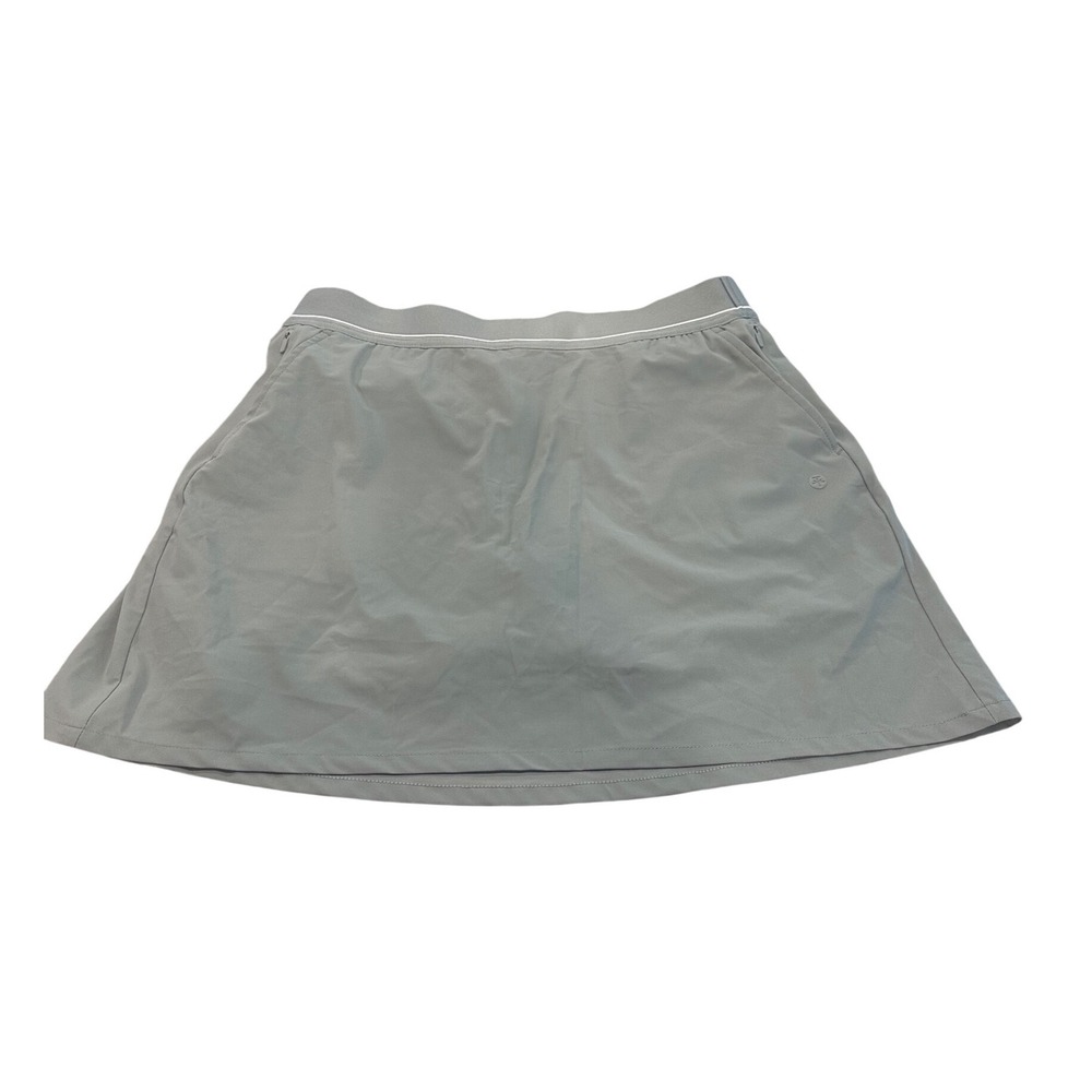 Soybu Sage Green Active Skort Zipper Pocket Athletic Tennis Golf Skirt 18467 NEW